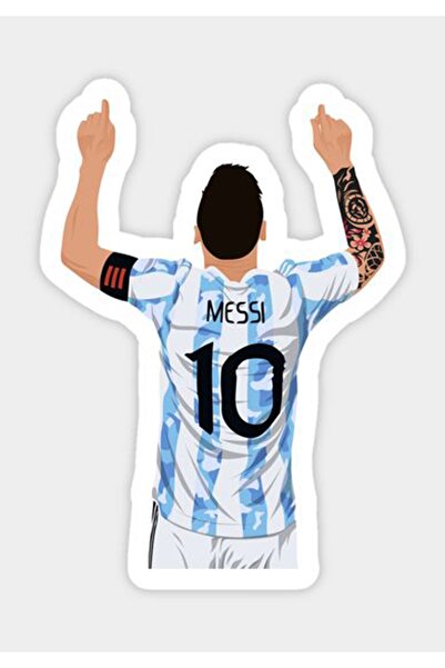 MegaSticker Lionel Messi Mașină, Motocicletă, Cască, Autocolant Laptop 14x10 Cm
