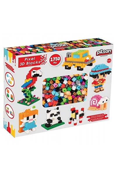 Generic Brand Nessiworld 03 616 Pixel 3D Blocks 1750 قطعة - لعبة بيلسان