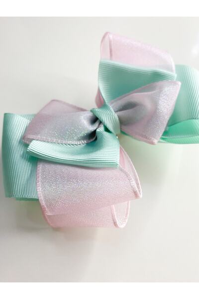 UniqueHandMade Premium ροζ μεγάλο φιόγκο με κορδόνι, χειροποίητο ειδικό για ε...