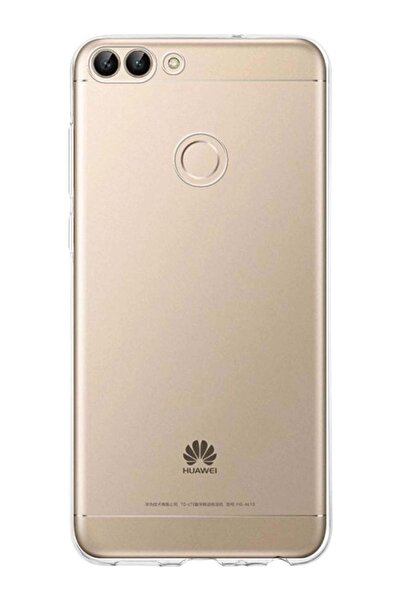 KILIFMANİA Huawei P Smart 2018 Kapak 1mm Şeffaf Silikon Kılıf