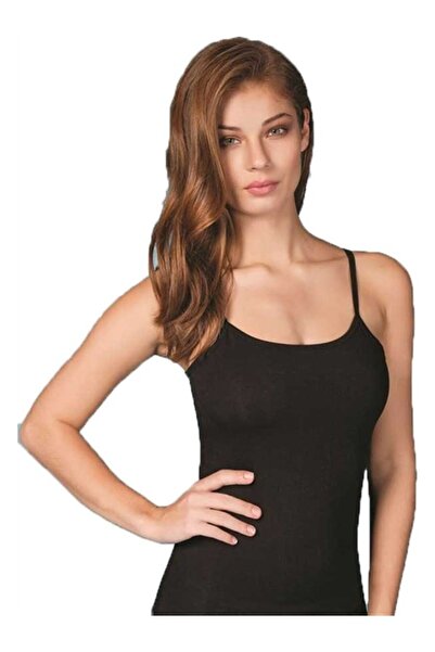 Berrak 2128 Жіноча майка на бретельках з еластаном, упаковка 9 штук