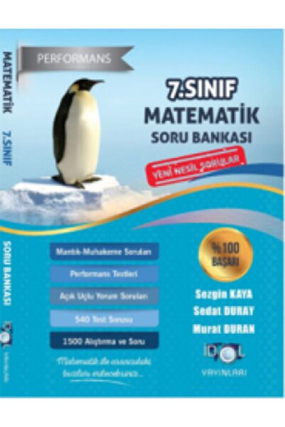 İdol Yayınları Idol 7. Sınıf Performans Matematik Soru Bankası