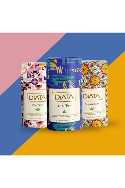 DİATA Dia-tox + Dia-fast + Dia Actıon Ve Sindirim Çayı Paketi