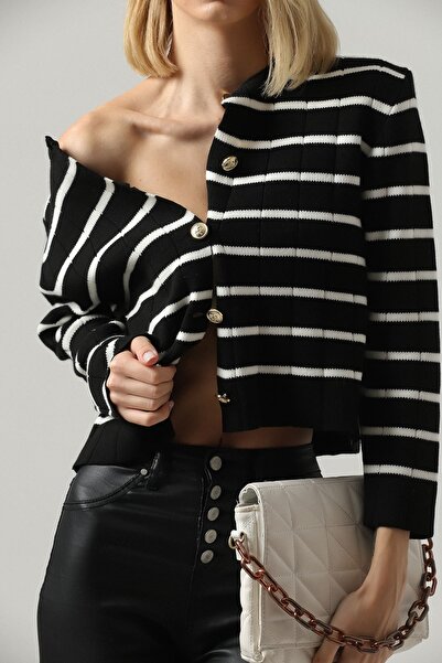 winter club Cardigan crop cu textura moale pentru damă