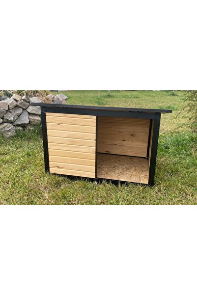 Petpone Trea™ Büyük Ahşap Köpek Evi