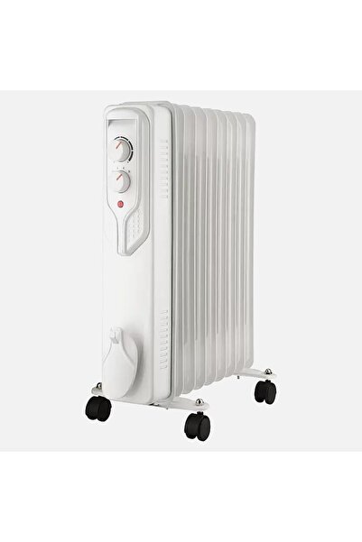 hzrteknoloji Voltomat Termostatlı 2000 W 9 Dilim Yağlı Radyatör Petek Gibi Beyaz