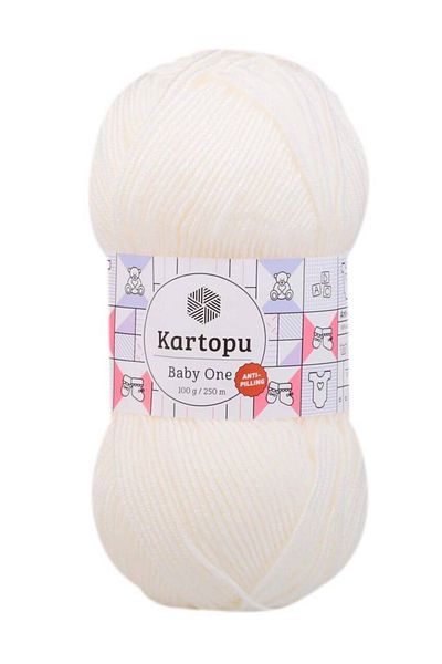 shopzo Kartopu Baby One Πλεκτό Σχοινί 100 Γρ |   Ασπρόμαυρο K019