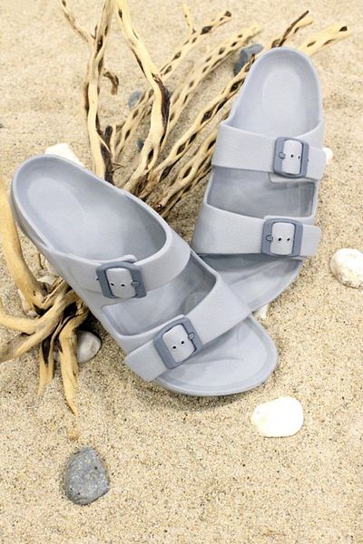 Callibron Summer Double Buckle Slippers