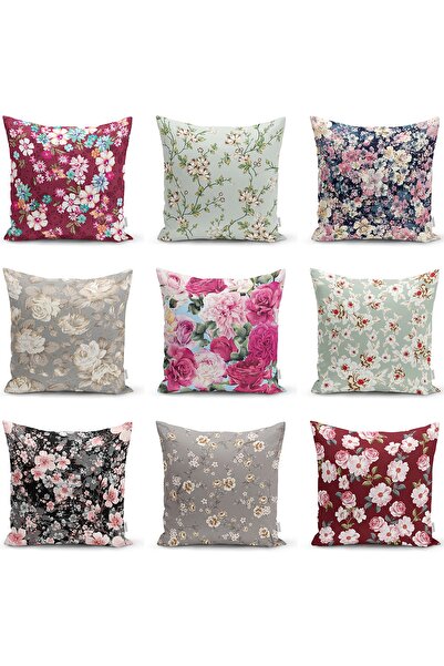 Realhomes Çift Taraflı Modern Gül Temalı Özel Tasarım Dijital Baskılı Raşel Ö...