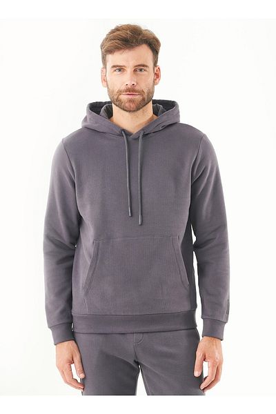 ORGANICATION Pullover - Grau - Figurbetont