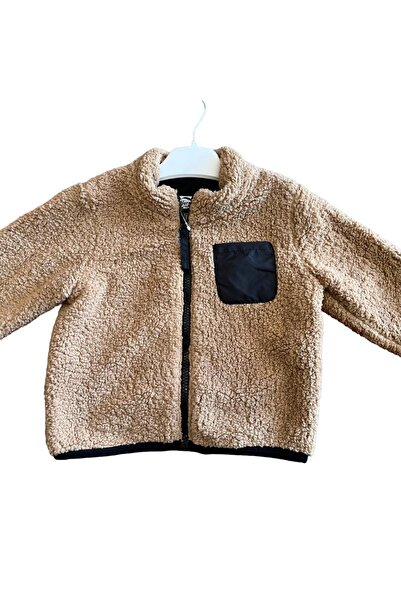Verscon Children's Plush Zippered Cardigan with Combed Cotton Lining