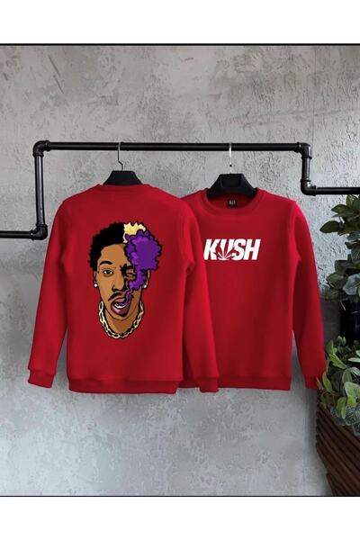 NewCabin الموسم الجديد 3 خيط عالي الجودة برقبة دائرية وطباعة خلفية باللون الأحمر