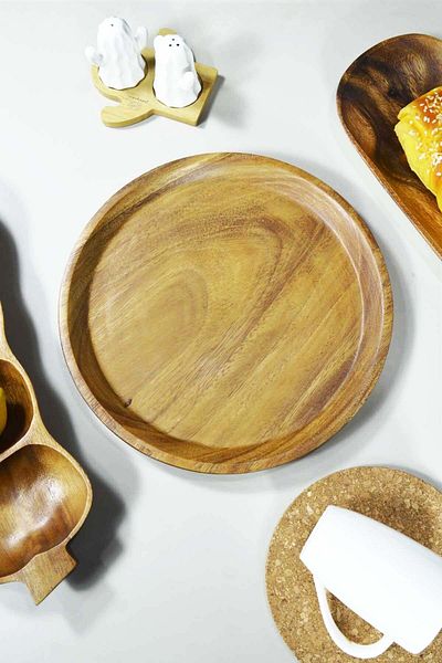 SepetçiBaba Luna Acacia 30 Cm Serving Plate