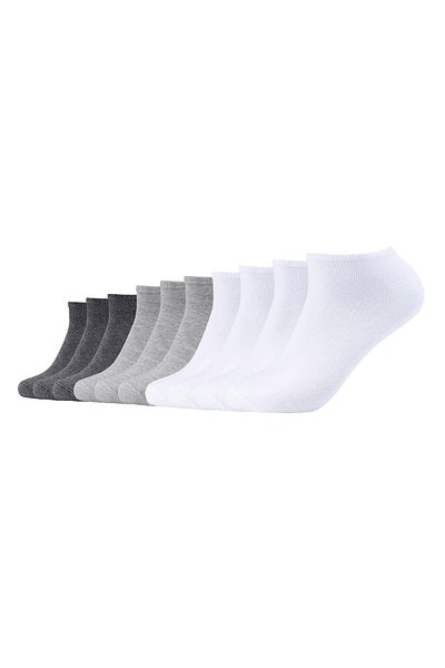 s.Oliver Packung mit 10 Unisex-Sportsocken – Einfarbig
