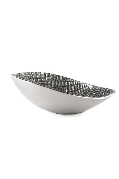 Mikasa Moor Silver Seashell Decorative Bowl 41x36x14cm