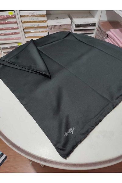 Armine Γυναικείο μαντήλι μονόχρωμο μαύρο Twill