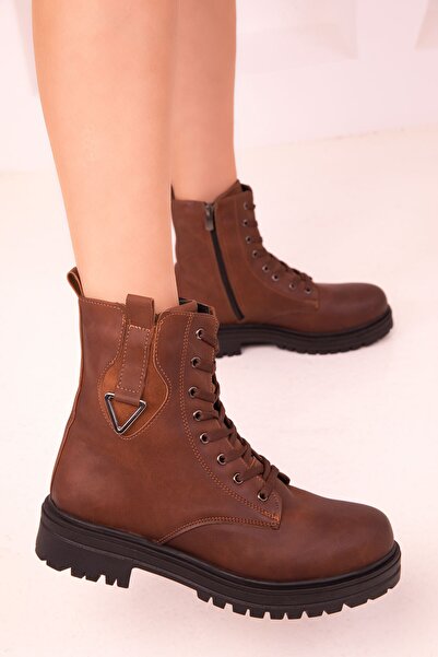 SOHO Tan γυναικείες μπότες & μποτάκια 17695