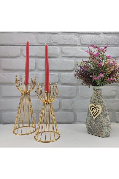 365GUNSERİSONU Gold Kaplama Sude Model Modern Dekoratif Metal Ferforje Ikili ...