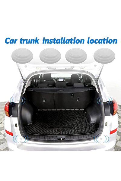 OptaPro 10ad Beyaz Renk Araba Oto Gürültü Ve Ses Önleyici Izolasyon Kaporta Kapı Bagaj Kaput Kapı Şok Emici