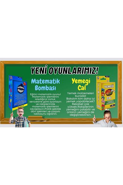 GameBulance 2-Pack Card Game /Box Game /Educational Toy/Math Bomb + Steal the Meal (Economic Package)