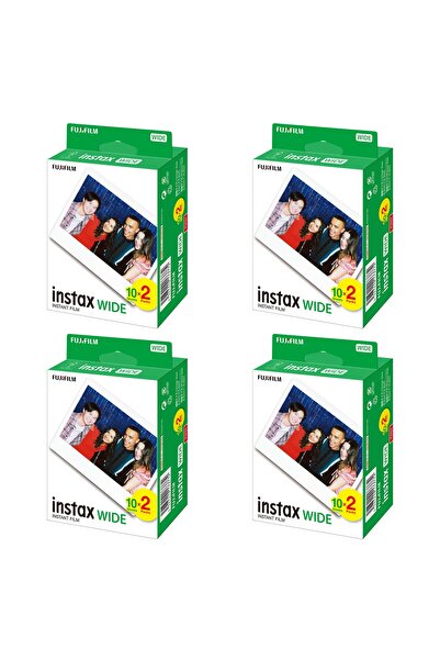 Fujifilm Instax Wide 20'li Film 4'lü Set 80 Poz