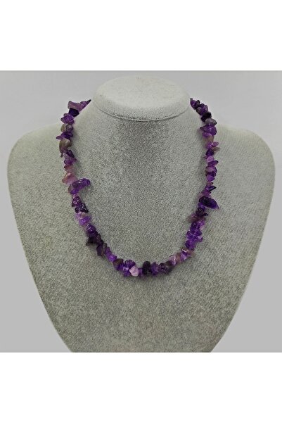 ByKolyeucum Ametist Taşlı Doğal Taş Burç Kolye - Klckol0046