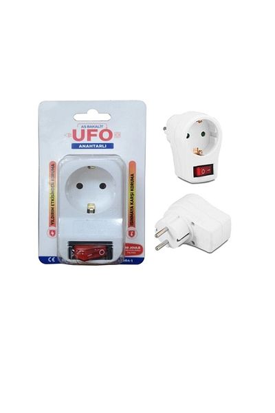 FULLY Çelebi Ufo As Bakelite Switched Surge Protected Socket