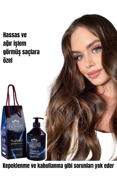 VALENTINES PROFESSIONAL Exper Plus Purifying Salt-Free Shampoo for Dandruff, Flaky and Sensitive Hair 500ml