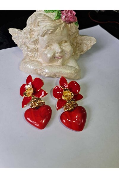 aetakıtasarım-jewaly Mineli Aşk Kalp Küpe