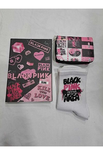 GC GÖKHAN CLUB Șosete portofel Blackpink Notebook