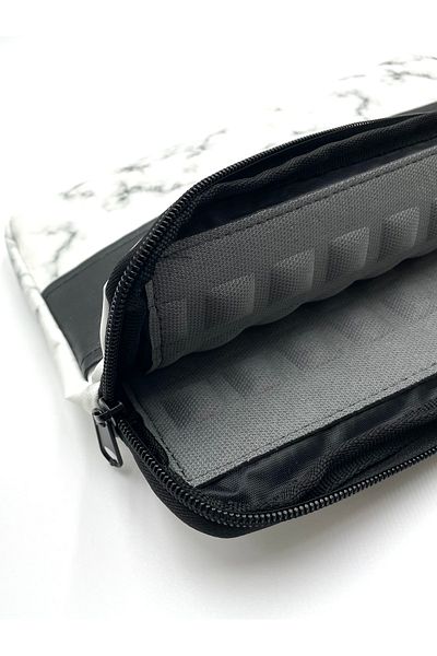 Differ Studio 15.6'' Inch Marble Patterned White Laptop/macbook/notebook/briefcase/bag