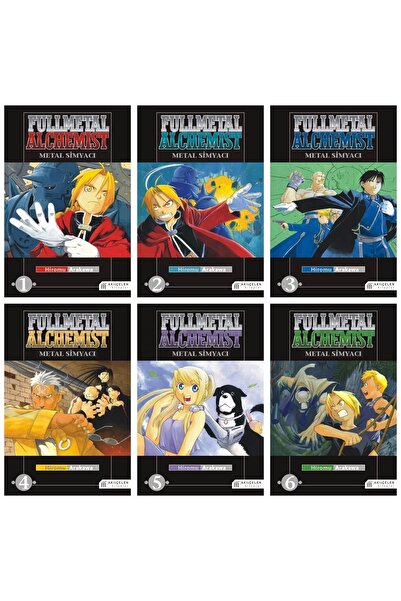 Kurukafa Yayınları Fullmetal Alchemıst / Metal Simyacı - 6 Kitap Türkçe Manga...