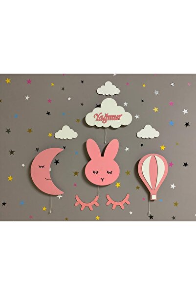 instababyrooms Çocuk Odası Aydınlatma Dörtlü Set 006 - Duvar Dekorasyon Ürünleri