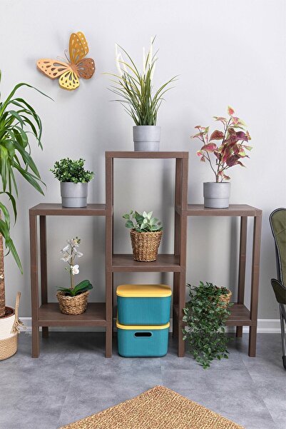 Genel Markalar Flower 6 Lı Raf Ünitesi, Çiçeklik, Banyo, Mutfak Rafı, Ayakkab...