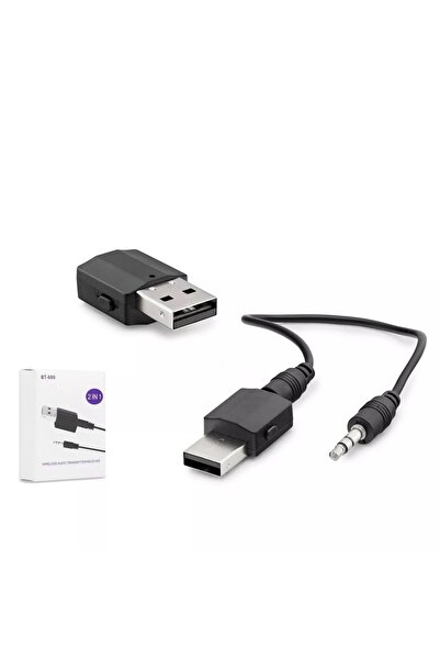 HADRON Bt-600 Transmıtter Receıver Wırless Audıo Usb Adaptör Bluetooth 5.0