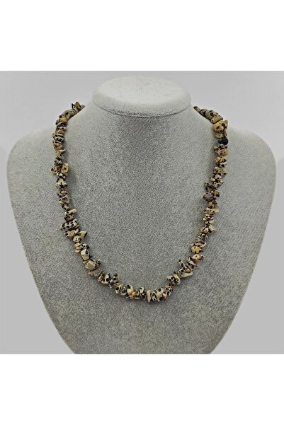 ByKolyeucum Natural Quail Jasper Stone Broken Natural Stone Women's Necklace