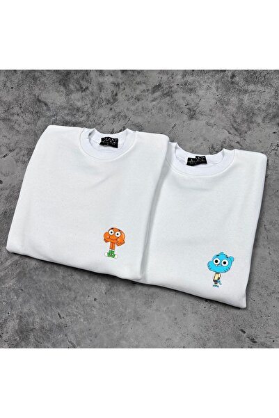 Be Original طاقم الرقبة البلوز شريك عاشق زوجين مجموعات 3 موضوع داروين غامبول ...