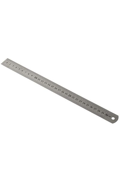 KRAF Riglă de oțel 30 cm inch Dimensiune 530g