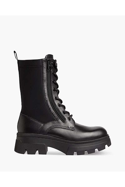 Calvin Klein Unisex γυναικείες μπότες με ψηλή σόλα και φλατ - Yw0yw00740