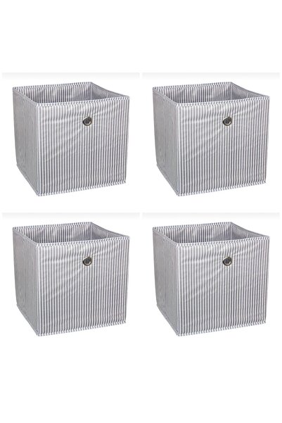 Bevadecoration Organizator kutija za police od 4 delova (SIVI)