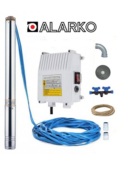 Alarko 4sdm4/14 Dalgıç Pompa - 1,5 Hp -220v- 50 Mt Kablolu - Panolu (77 Mss -...