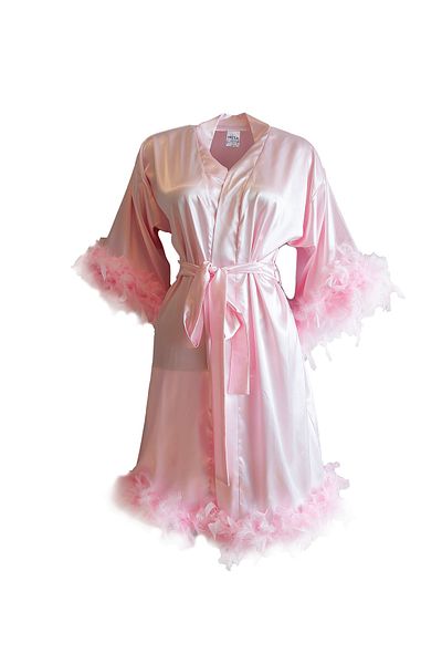 Mita Concept Powder Sleeve and Skirt Trim Bridal Dress