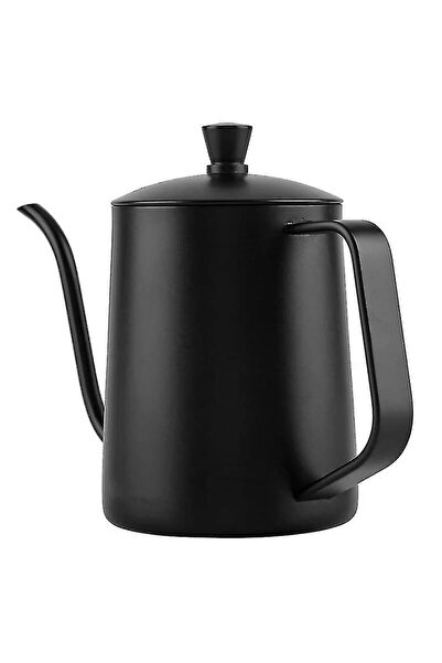 RUSTİKEVDECORART Aloha Mini Drip Kettle Filtre Kahve Demleme Demliği (İBRİK)- Coffee Pot Kettle 600 ml Kapaklı