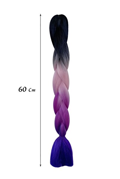 AKOLİFE Μικτό χρώμα Ombre Αφρικανικό Πλεκτό Μαλλί Αφρικανικής Αφρικής Συνθετι...