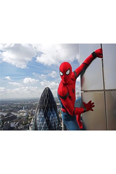 EkoDekor 3boyutluduvarkagitlari Örümcek Adam Spiderman 3d Çocuk Odası Duvar K...