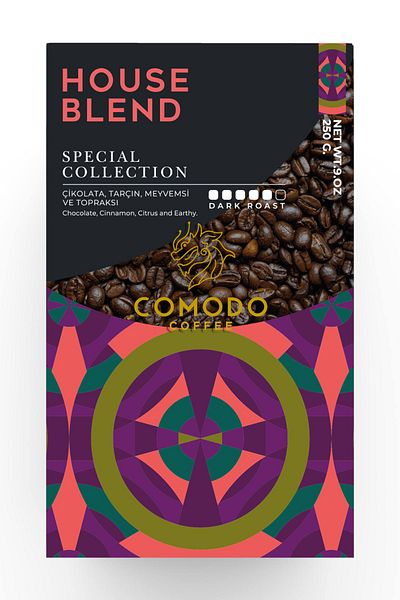 Comodo Coffee House Blend Barista Selections 250gr X 4 (1000gr) Core Filter Coffee