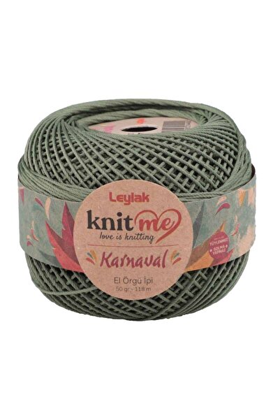 Genel Markalar Knit Me Karnaval El Örgü Ipi Küf Yeşil 01857 50 Gr.