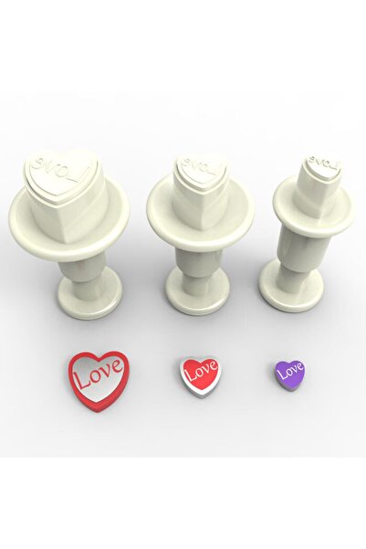 DOS قالب دفع صغير الحجم لخلل السكر مع حاقن صغير من Love Heart