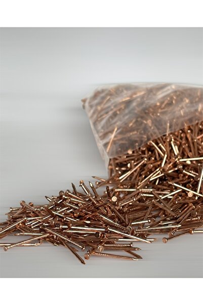 gürbüz filografi رأس مسطح نحاسي اللون 250 جرامًا من الأظافر الفيلوغرافية