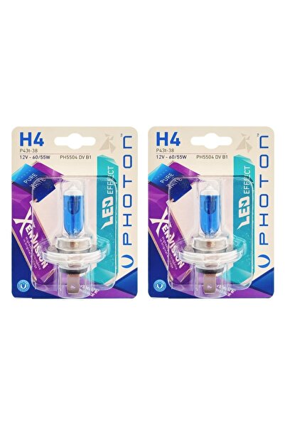 Photon H4 12v 60/55w Xen Vision Beyaz Işık Ampül Takımı (2 Adet)